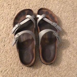 Birkenstock Silver Sandals